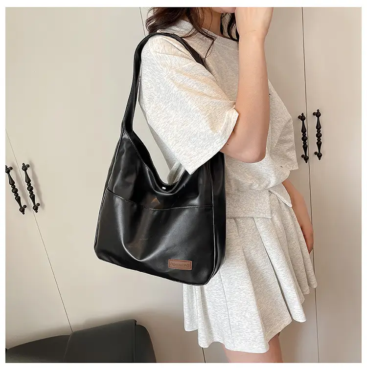 Women Retro Brown PU Shoulder Bag 2025 — feature 22