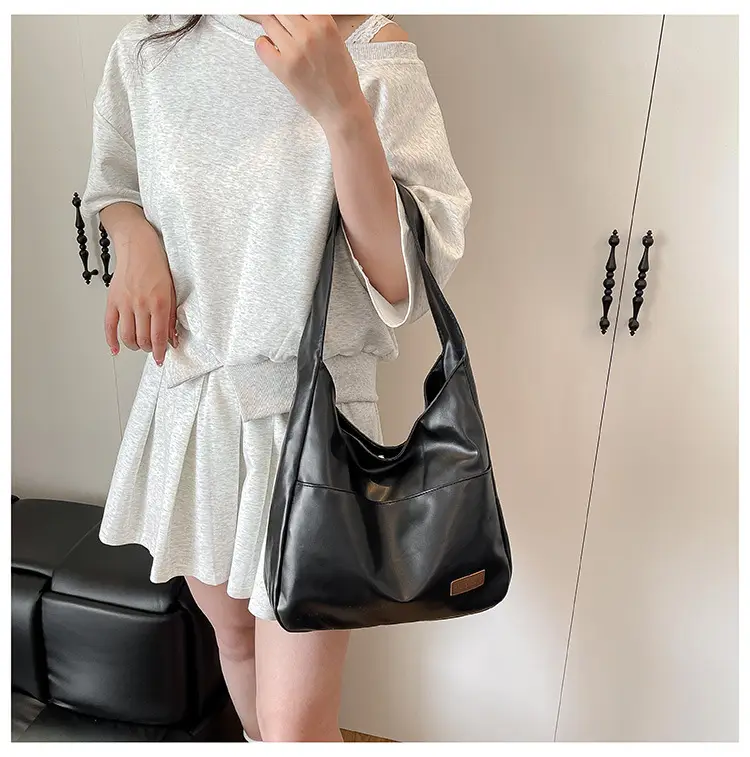 Women Retro Brown PU Shoulder Bag 2025 — feature 23