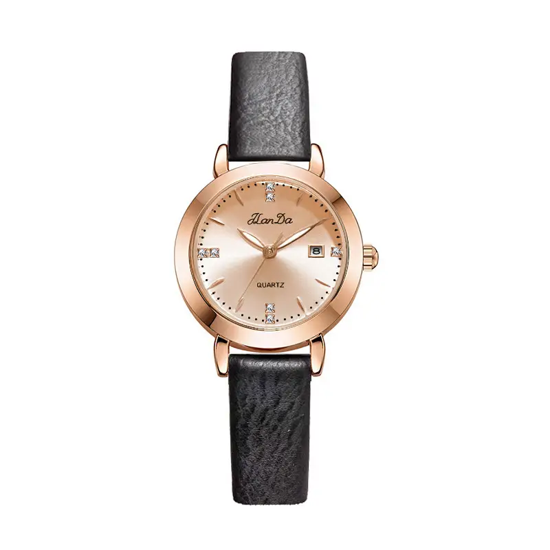 Jinlangda Women's Quartz Watch with Calendar & Luminous Design