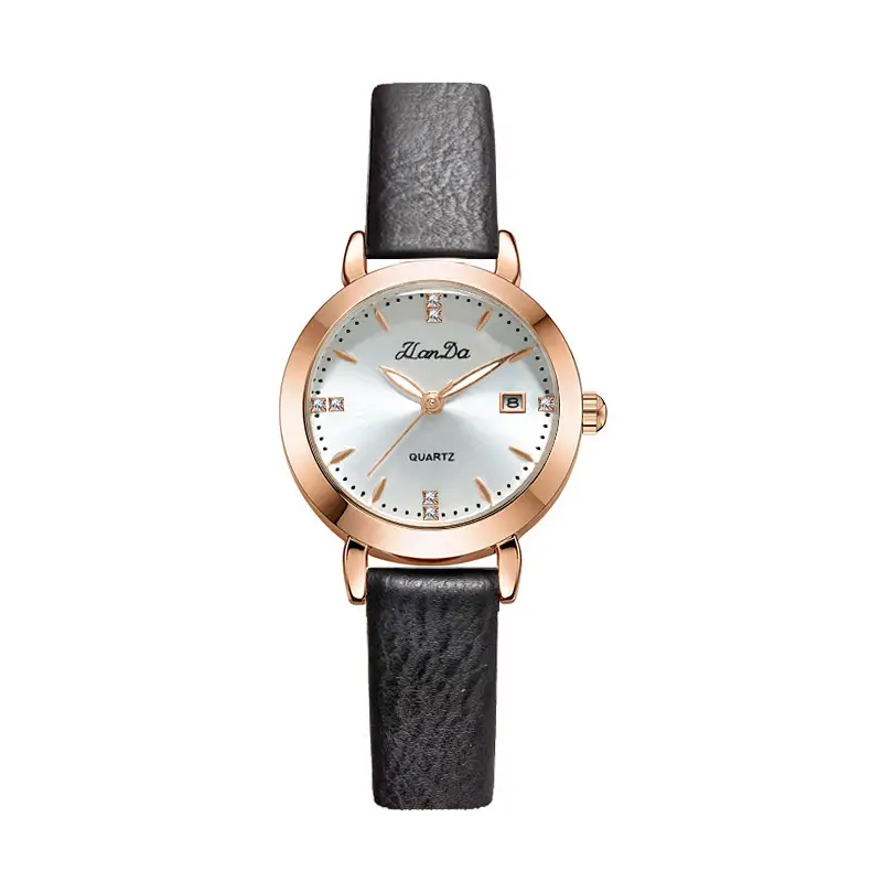 Jinlangda Women's Quartz Watch with Calendar & Luminous Design