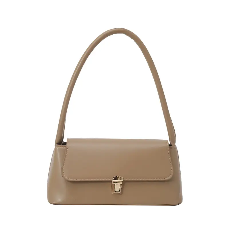 Retro Maroon Handheld Shoulder Bag 2025 Spring - Image 9