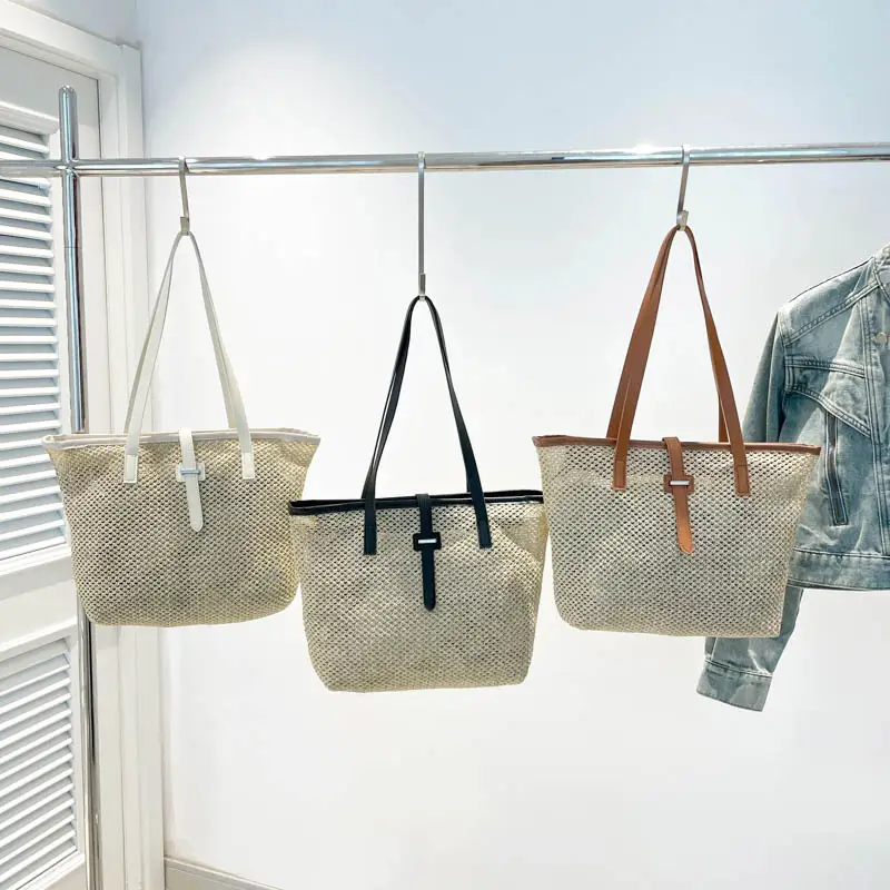 Korean Style Woven Tote Bag 2025 Summer - Image 7
