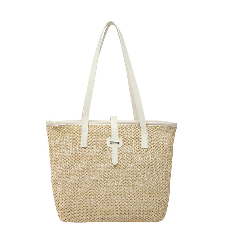 Korean Style Woven Tote Bag 2025 Summer - Image 2