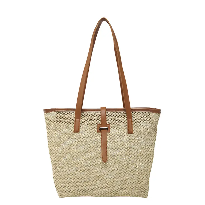 Korean Style Woven Tote Bag 2025 Summer - Image 3