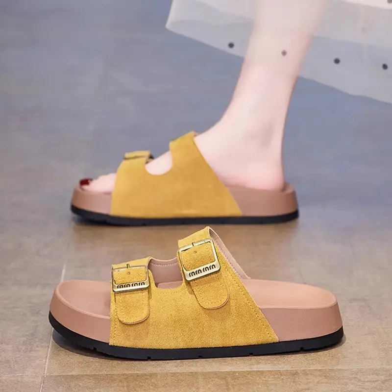 Women's Red Platform Birkenstock Slippers Summer 2025 - Image 8