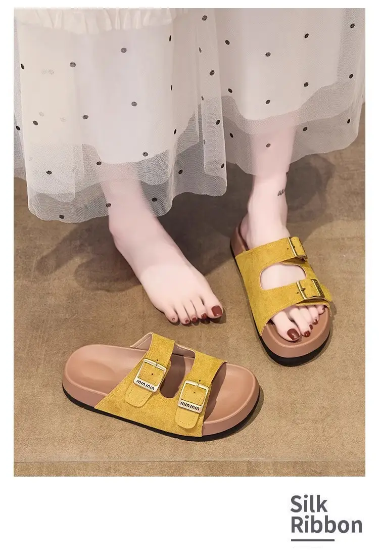 Women's Red Platform Birkenstock Slippers Summer 2025 — feature 16