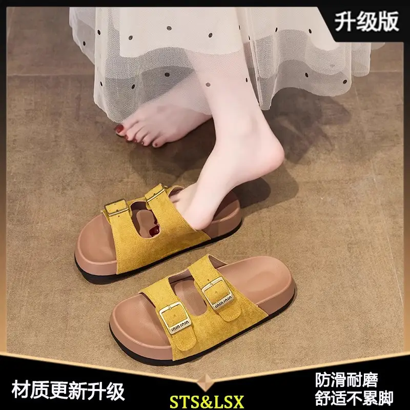 Women's Red Platform Birkenstock Slippers Summer 2025 - Image 4