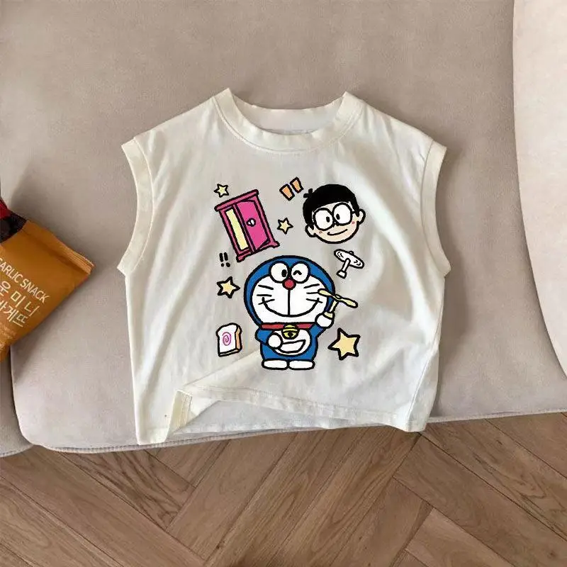 Boys Pure Cotton Sleeveless Vest Summer Kids - Image 5