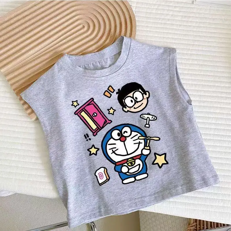 Boys Pure Cotton Sleeveless Vest Summer Kids - Image 7