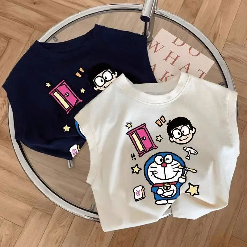 Boys Pure Cotton Sleeveless Vest Summer Kids — feature 1