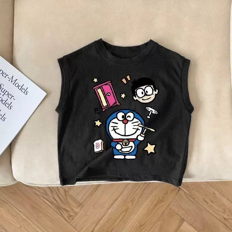 Boys Pure Cotton Sleeveless Vest Summer Kids - Image 2