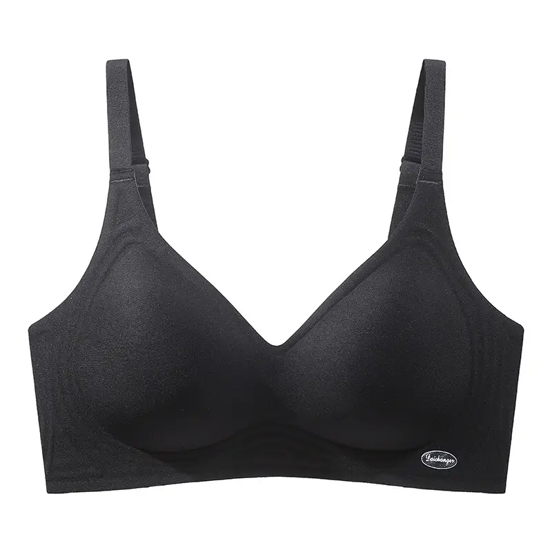 Seamless Nude Bra for Women with Soft Support, Jelly Strips for Side Breast Collection, Anti-Sagging, Wireless, Ultra-Soft Fixed Cup Bra