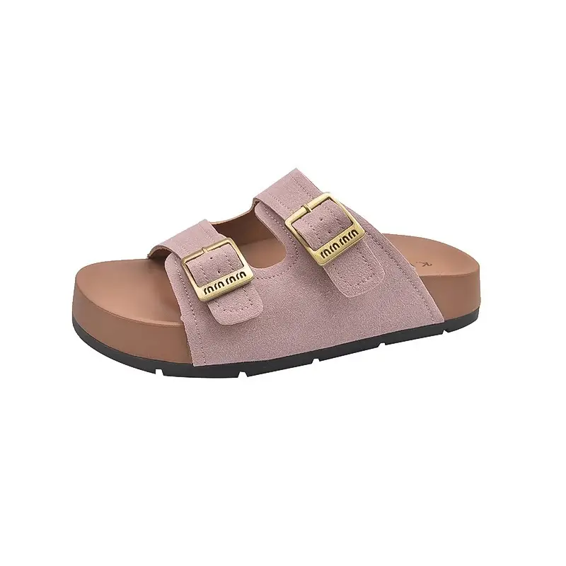 Women's Brown Leather Birkenstock Sandals Summer 2025 - Image 9