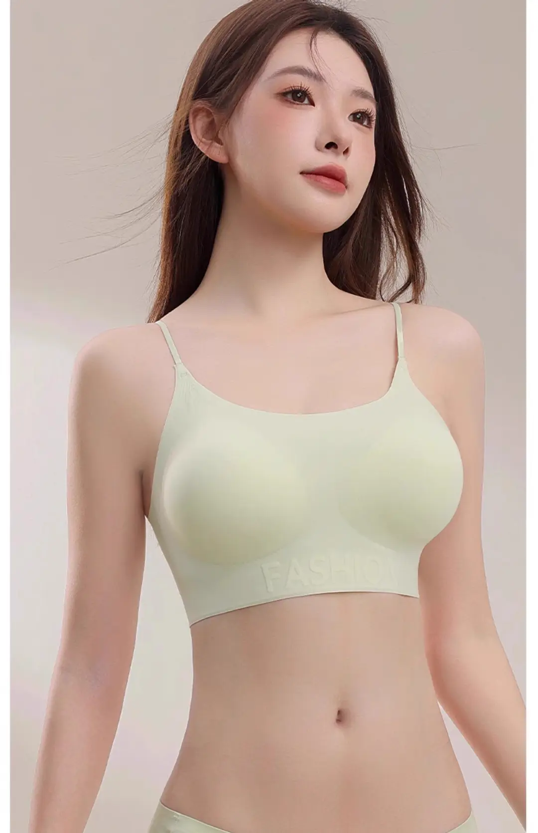 Seamless Foundation Bra with Large U-Shaped Back, Invisible Integrated Nude Skin-Colored Beauty Back Bra — feature 34