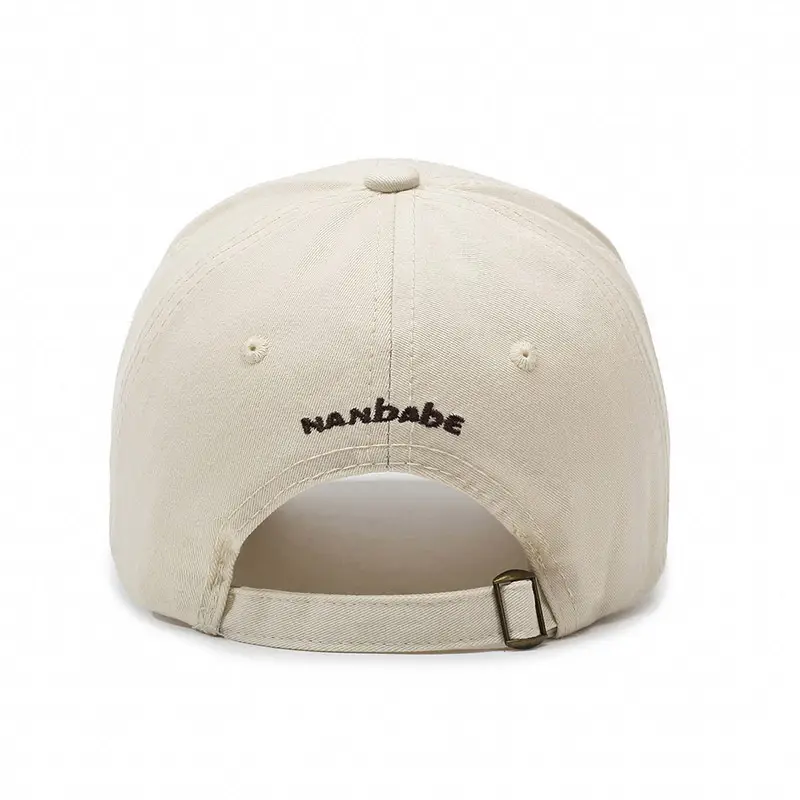 Women's Beige Duckbill Cap with Fox Embroidery - Image 10
