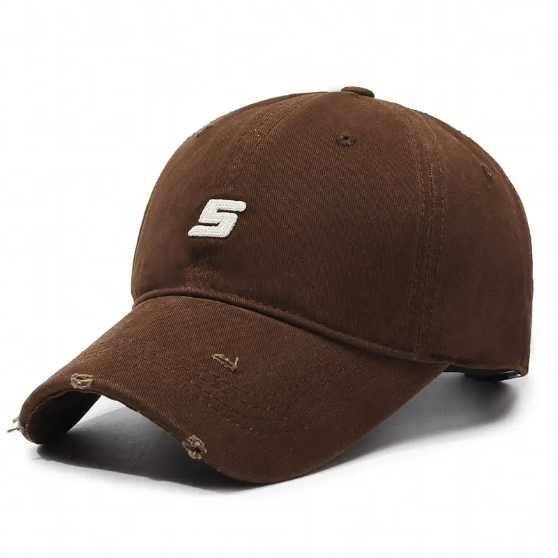 Women's Navy Blue Baseball Cap with Deep Wide Brim - Image 4
