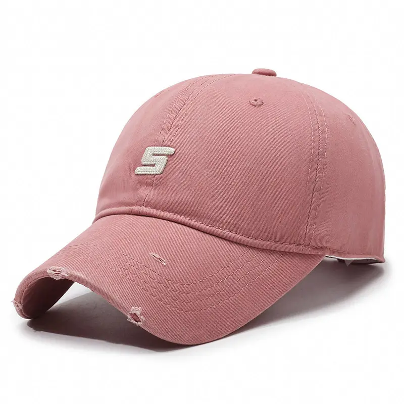 Women's Navy Blue Baseball Cap with Deep Wide Brim - Image 5