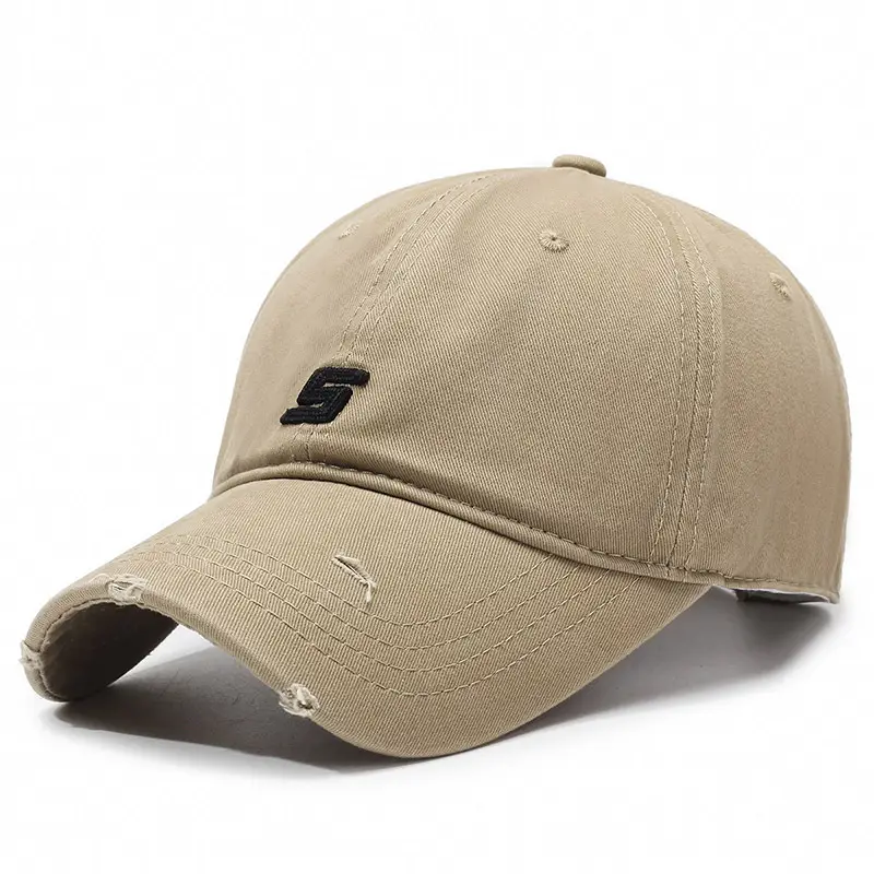 Women's Navy Blue Baseball Cap with Deep Wide Brim - Image 6
