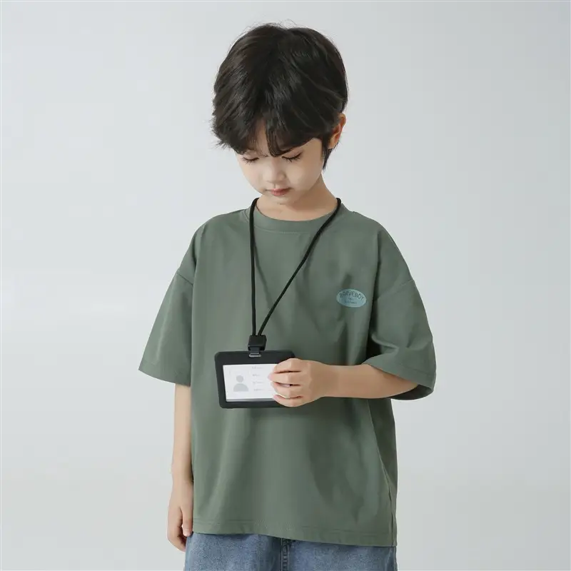 Haima Boys Letter Print T-Shirt Summer Wear