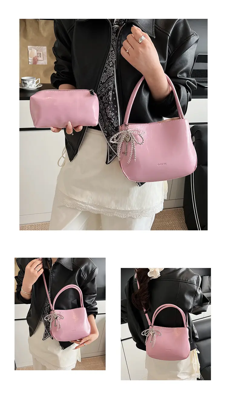 Women Crossbody Bag Beige Leather 2025 Trendy — feature 22