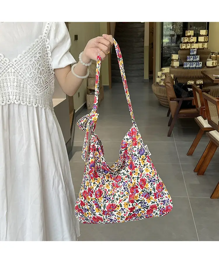 Zhang Ruonan Floral Cloth Bag Large Capacity Single Shoulder Crossbody â feature 2