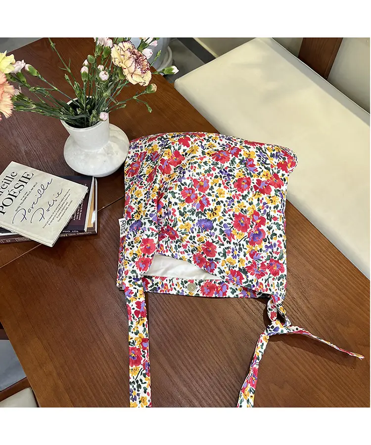 Zhang Ruonan Floral Cloth Bag Large Capacity Single Shoulder Crossbody â feature 7