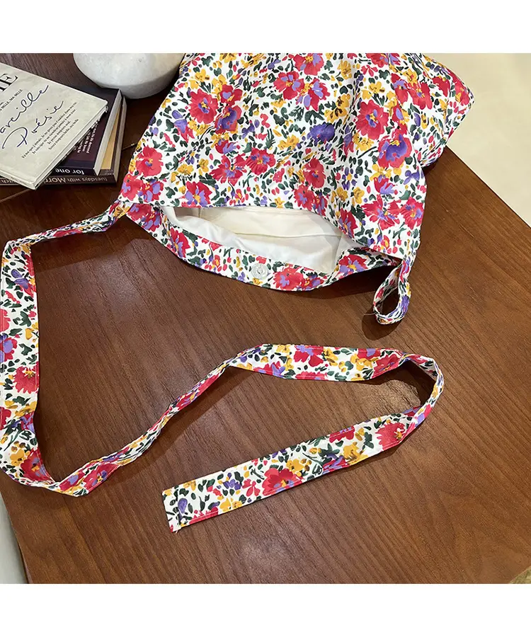 Zhang Ruonan Floral Cloth Bag Large Capacity Single Shoulder Crossbody â feature 9