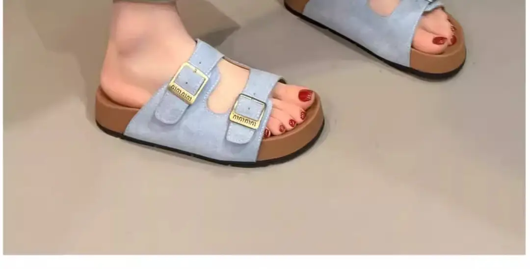 Thick-Soled Height-Increasing Birkenstock Slippers for Women's Summer Outer Wear 2025 Spring New Sandals Small Non-Slip Beach Sandals — feature 16