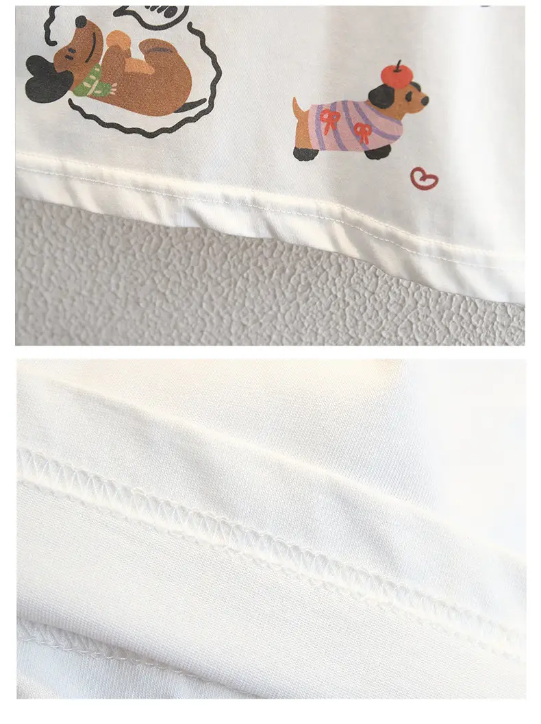 Boys Cotton T-Shirt with Cute Cat Design White 2025 — feature 16