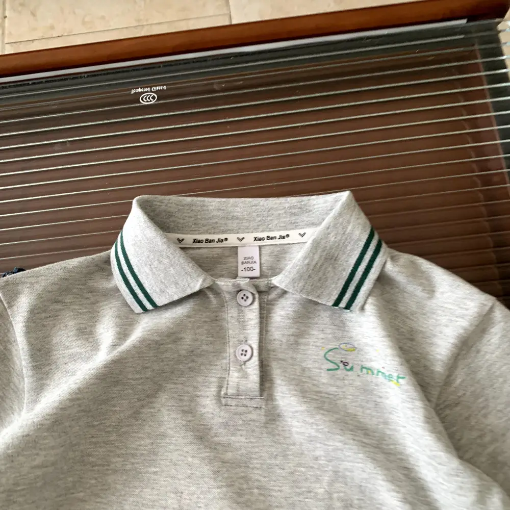 Kids Polo Shirt Grey Summer Wear 2025 — feature 6