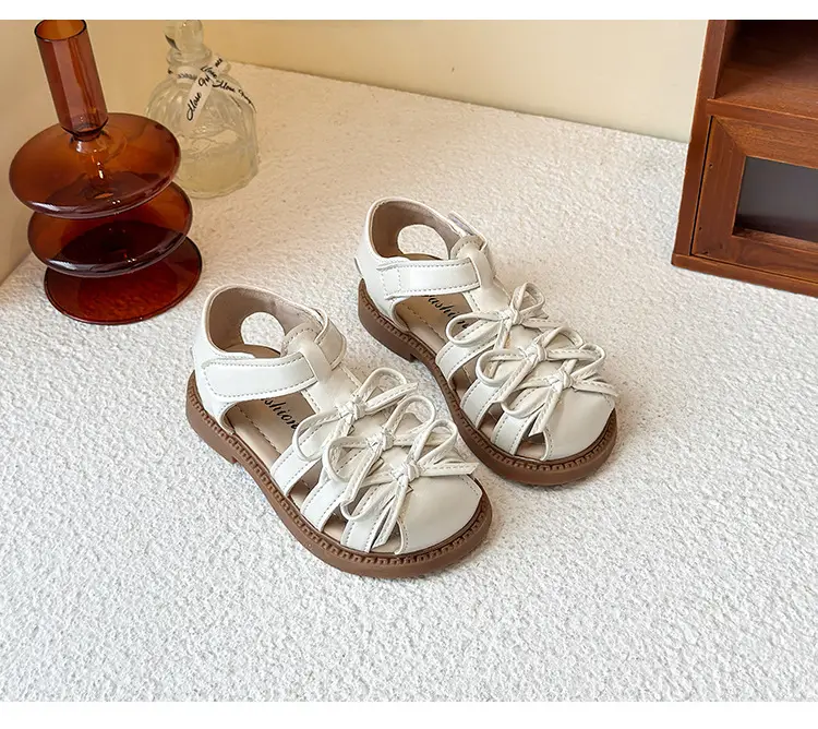 Silver Roman High Top Sandals for Girls Toddler — feature 10