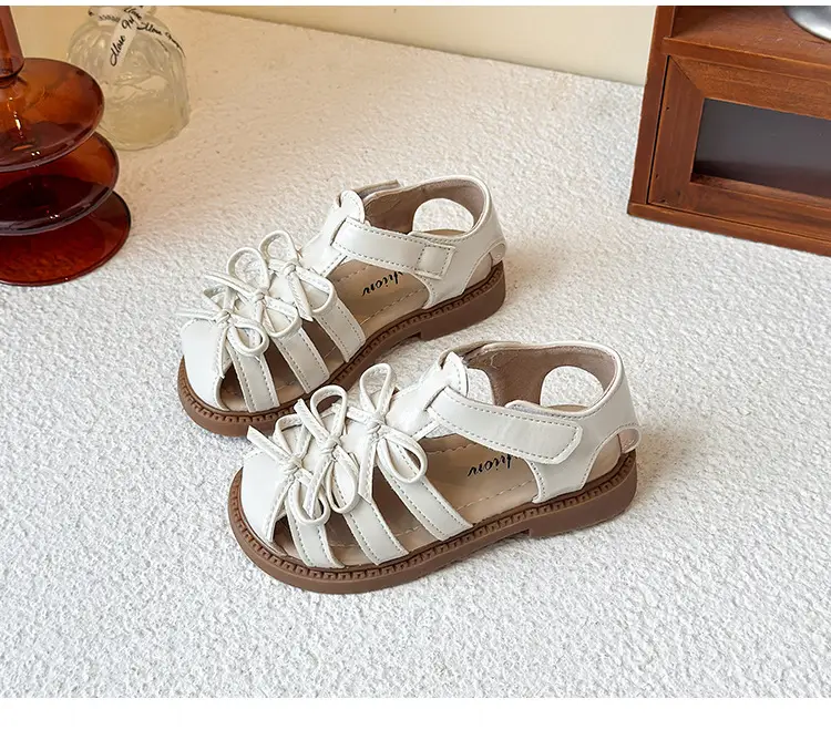 Silver Roman High Top Sandals for Girls Toddler — feature 12