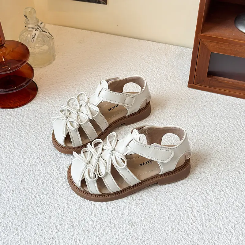 Silver Roman High Top Sandals for Girls Toddler