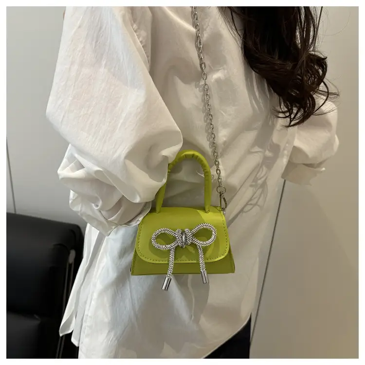 Women's Mini Square Bag Lime Green 2025 — feature 13