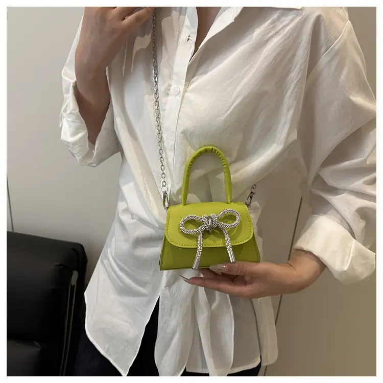 Women's Mini Square Bag Lime Green 2025 — feature 14