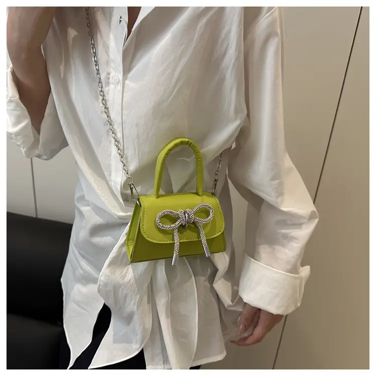 Women's Mini Square Bag Lime Green 2025 — feature 15
