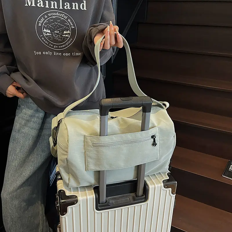 White Crossbody Bag for Girls & Men Large Capacity - Image 8