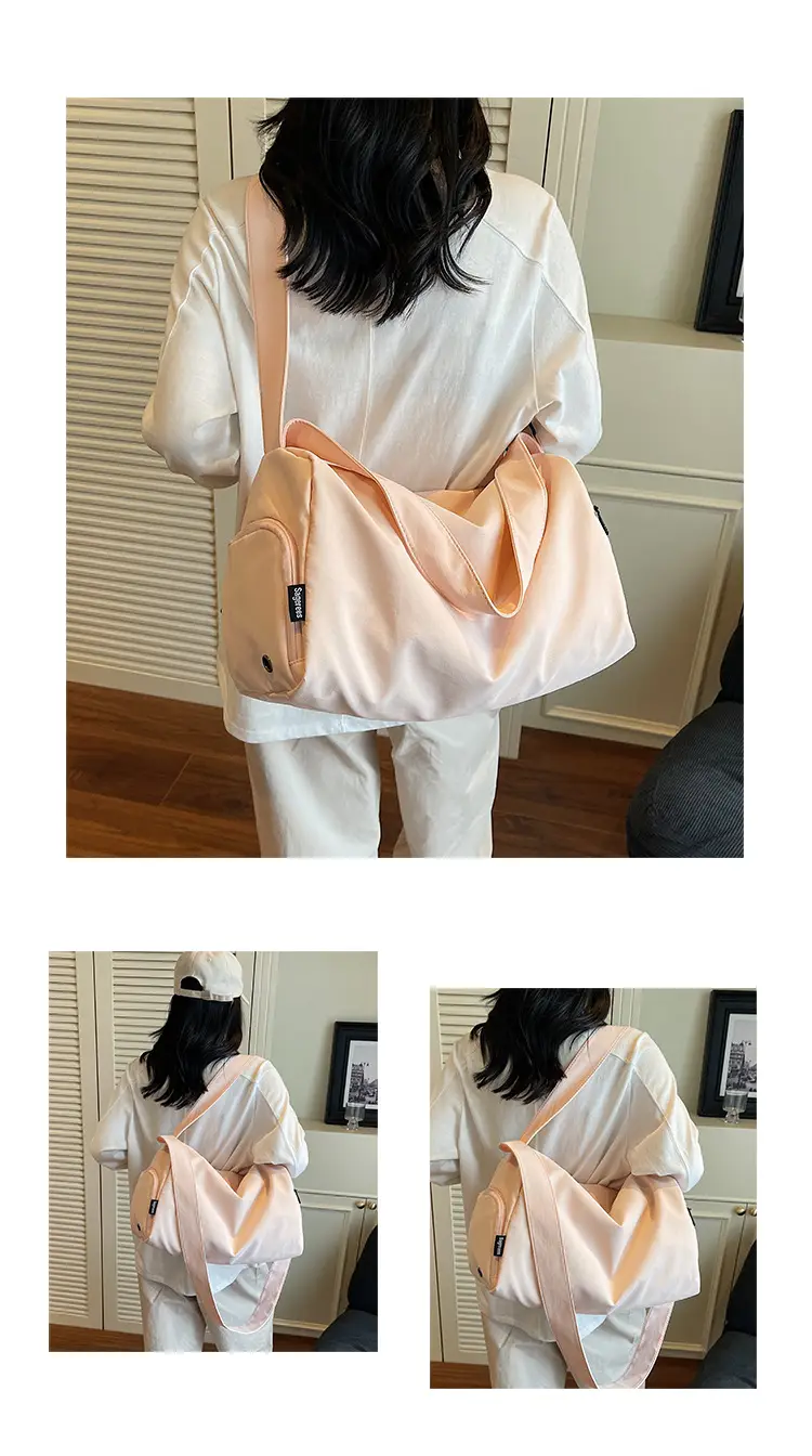 White Crossbody Bag for Girls & Men Large Capacity — feature 10