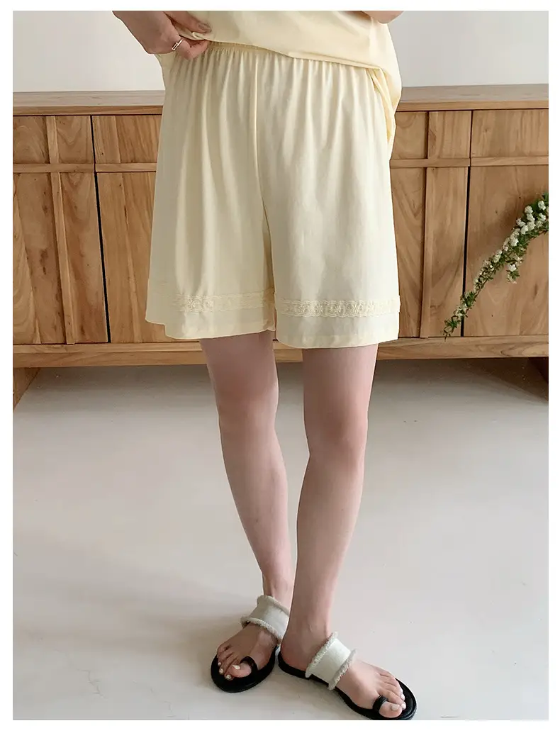Sen Island Mulberry Silk Pajamas for Women, New Summer Short-Sleeve High-End Homewear, Suitable for Outdoor Wear, Cool and Thin Two-Piece Set — feature 19
