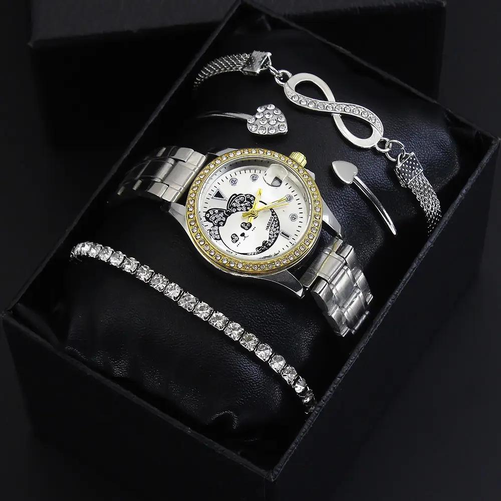 Luxury Bracelet Watch Set for Women Quartz Watch - Image 7
