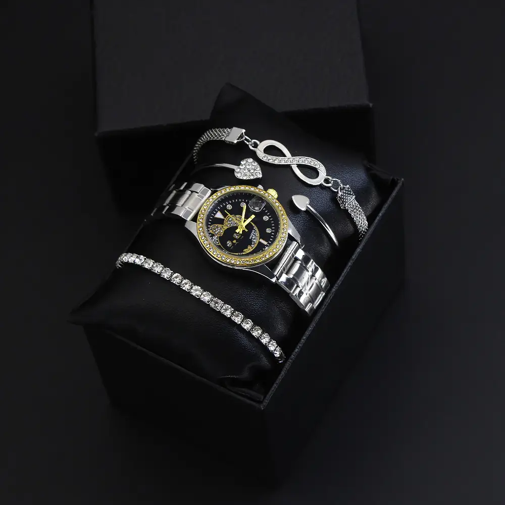 Luxury Bracelet Watch Set for Women Quartz Watch - Image 8