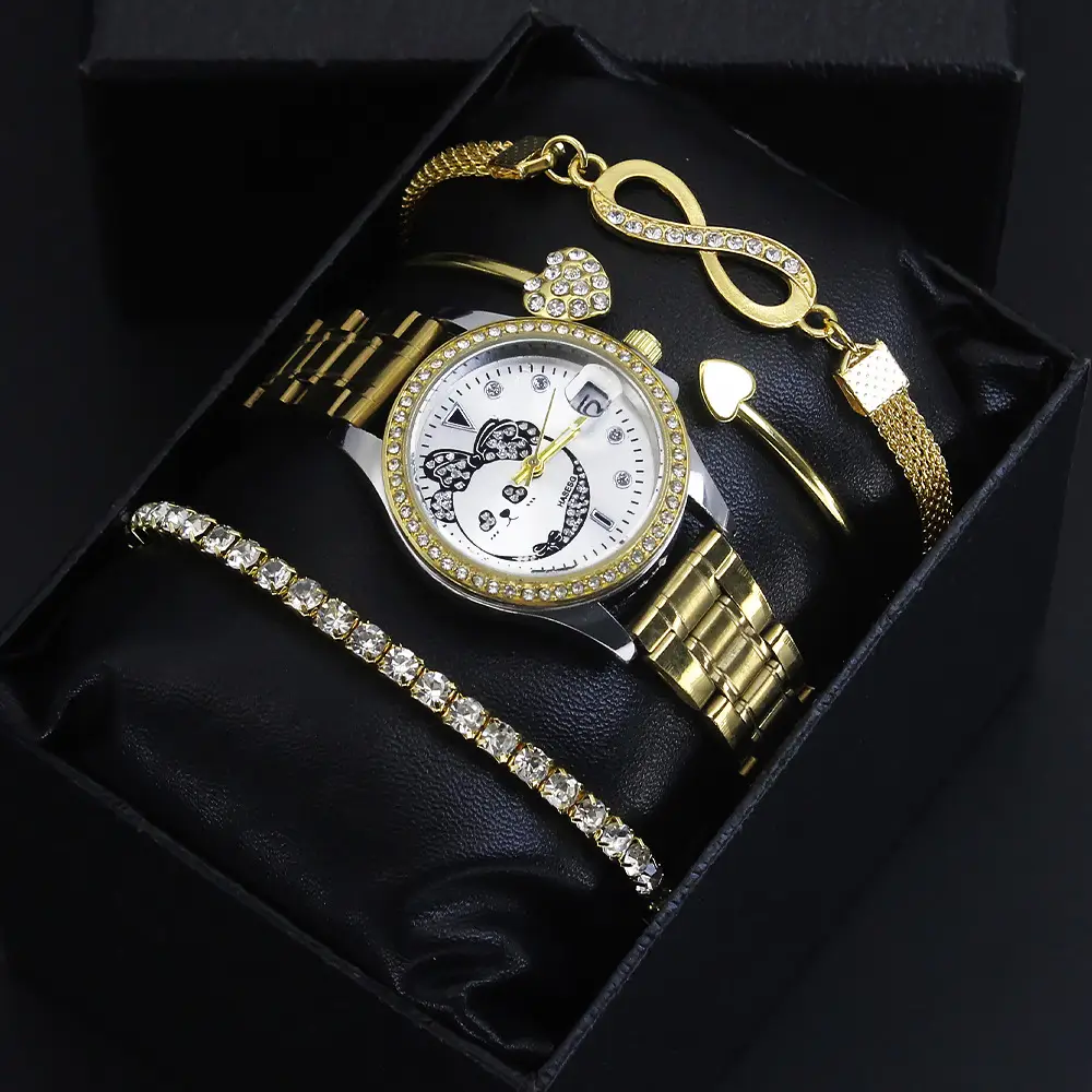 Luxury Bracelet Watch Set for Women Quartz Watch - Image 9