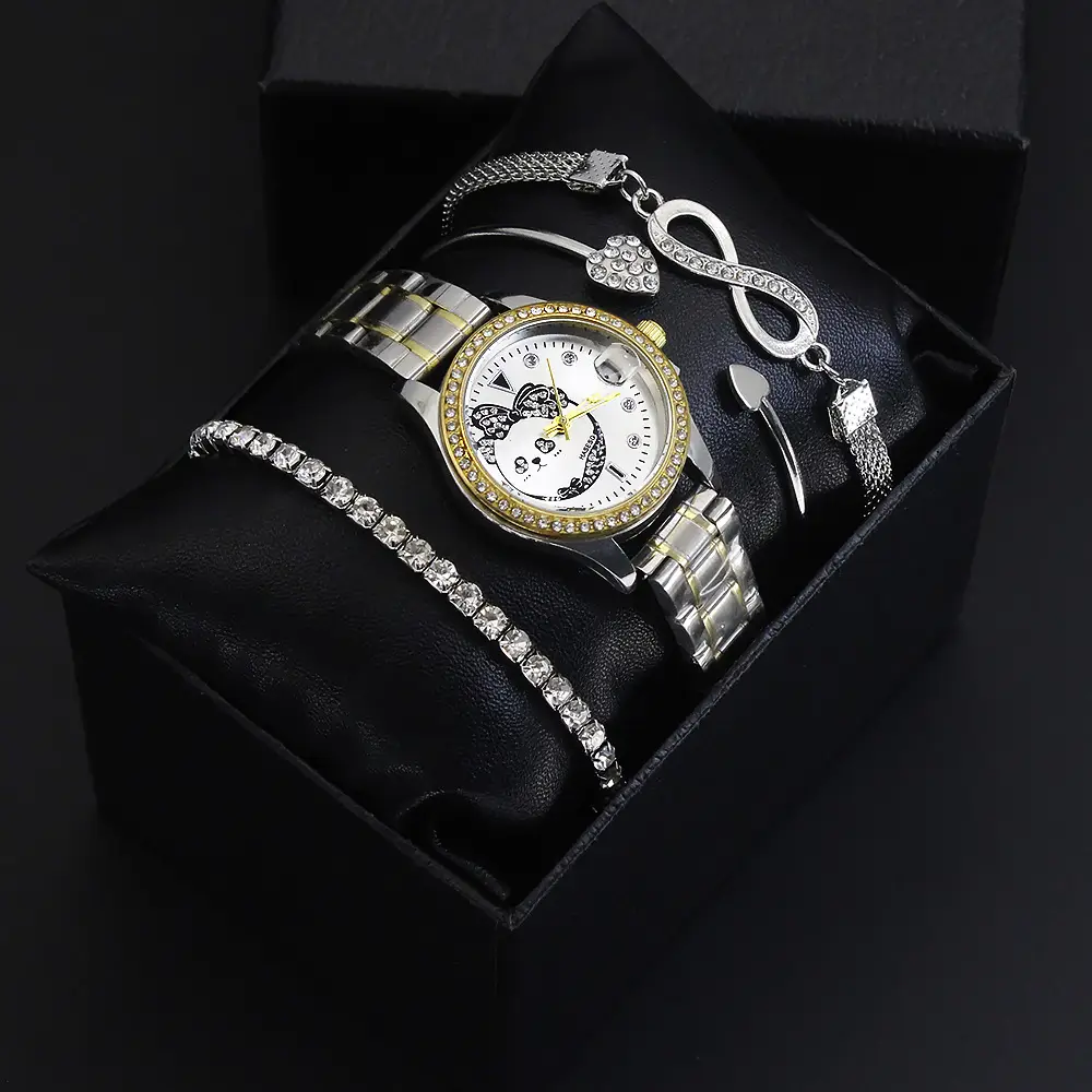 Luxury Bracelet Watch Set for Women Quartz Watch — feature 9