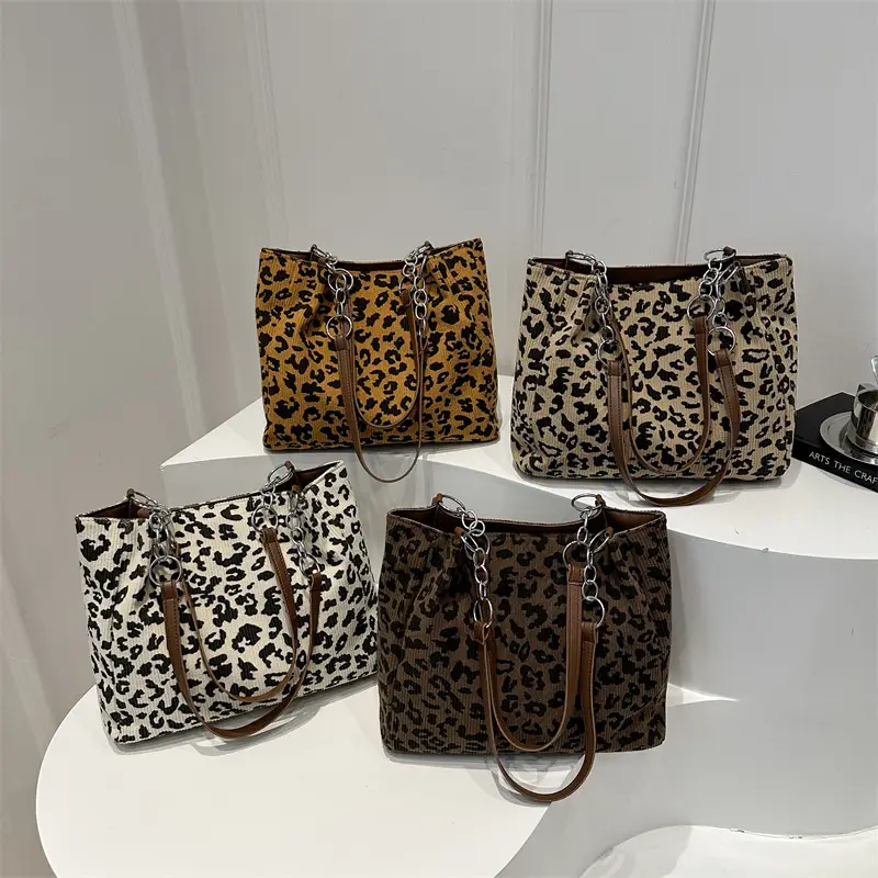 Leopard Print Chain Handbag for Women 2024 - Image 7