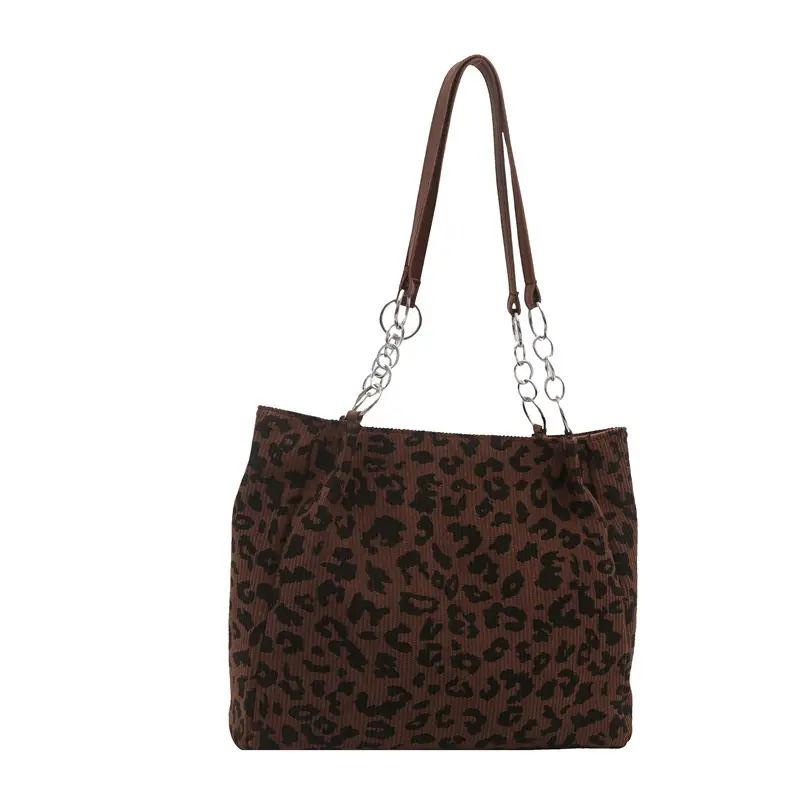 Leopard Print Chain Handbag for Women 2024 - Image 8