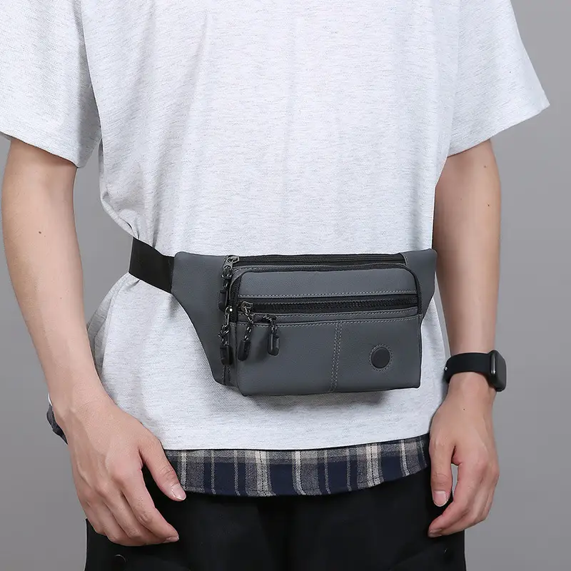 Men's GPS Crossbody Bag with GPS Tracker & PU Leather - Image 7