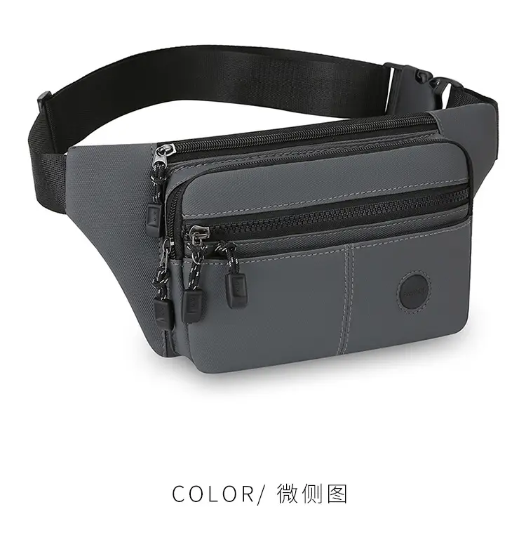 Men's GPS Crossbody Bag with GPS Tracker & PU Leather — feature 14