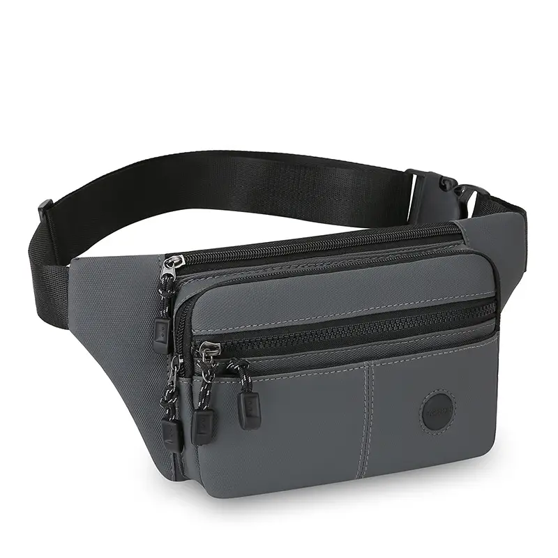 Men's GPS Crossbody Bag with GPS Tracker & PU Leather - Image 2