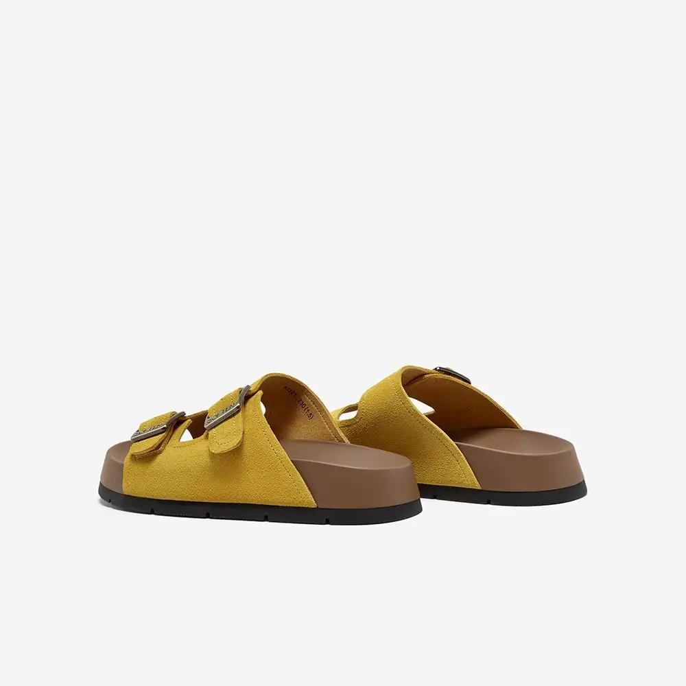 Genuine Leather Thick-Soled Birkenstock Shoes for Women 2025 New Sandals and Slippers for Women Summer Outer Wear Soft-Soled Beach Birkenstock Sandals - Image 5