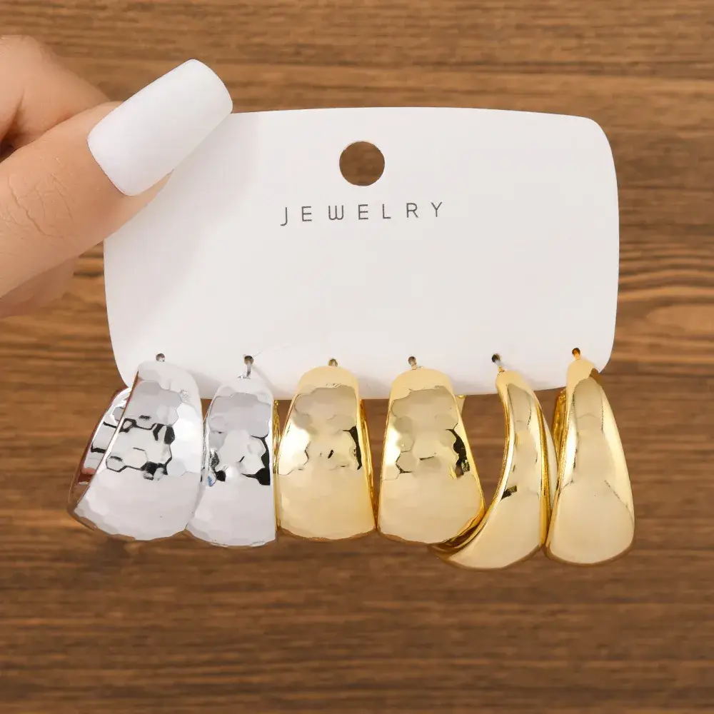 Gold Ball & Chain Earrings for Women